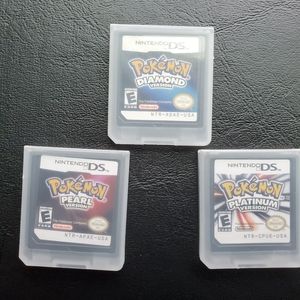 Pokemon Pearl, Diamond Platinum Version  Game Card